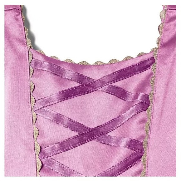 Janie and Jack Disney Rapunzel Dress, Girls Size 12 - Picture 2 of 4